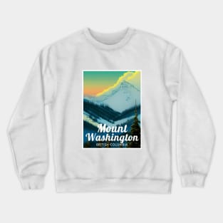 Mount Washington British Columbia Canada ski Crewneck Sweatshirt